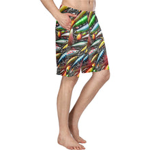 Load image into Gallery viewer, Baha Ranch Men's Fishing Lures Beach Swim Shorts