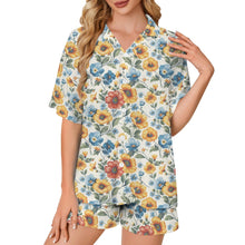 Load image into Gallery viewer, Baha Ranch Mexican Floral Women's Pajama Set Made in America