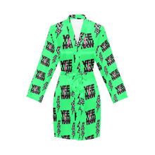 Load image into Gallery viewer, Neon Yeehaw Women's Belted Satin Feel Dressing Lounge Robe