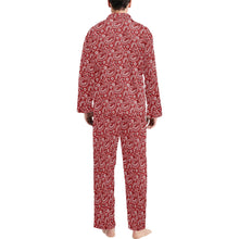 Load image into Gallery viewer, Red Bandana Men's Western Print Pajama Set