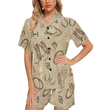 Load image into Gallery viewer, Old West Women's Western Pajama Set
