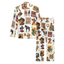 Load image into Gallery viewer, Vintage Cowboy Collage Western Pajamas