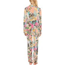 Load image into Gallery viewer, Baha Ranch Retro Pop Western Collage Pajama Set
