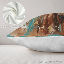 Load image into Gallery viewer, Baha Ranch Velvety Soft Painted Bull Pillow Cover Made in America
