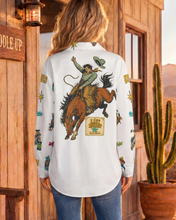 Load image into Gallery viewer, Baha Ranch The Last Roundup Button Up Blouse