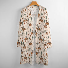 Load image into Gallery viewer, Rodeo Cowboy Print Lightweight Cardigan