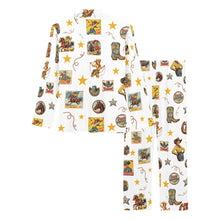 Load image into Gallery viewer, Vintage Cowgirl Collage Pajama set