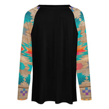 Load image into Gallery viewer, Baha Ranch Western Native Wolf Long Sleeve Tee