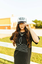 Load image into Gallery viewer, Boot Stitch Oversized Graphic T-shirt Dress