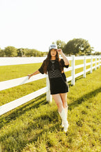 Load image into Gallery viewer, Boot Stitch Oversized Graphic T-shirt Dress