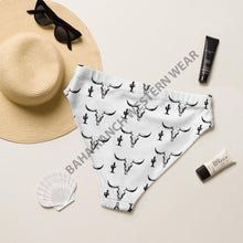 Load image into Gallery viewer, Yeehaw Bullhead Cactus Bikini Bottom