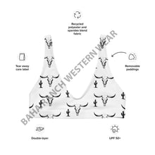 Load image into Gallery viewer, Yeehaw Bullhead Cactus Bikini Top