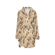 Load image into Gallery viewer, Longhorn Cactus Women's Western Bath Robe