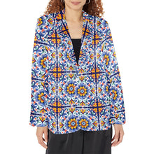 Load image into Gallery viewer, Blues Talavera Women's Blazer