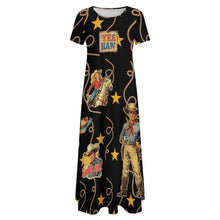 Load image into Gallery viewer, Vintage Cowgirl Western Dress