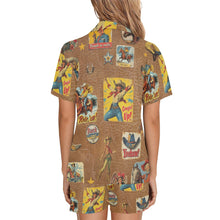 Load image into Gallery viewer, Vintage Cowgirl Collage Pajama Set