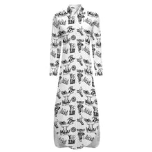 Load image into Gallery viewer, Cowboy Print Western Duster Dress