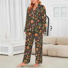 Load image into Gallery viewer, Colores De Mexico - Mexican Culture Satin Pajamas