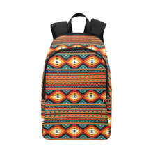 Load image into Gallery viewer, Orange Aztec Backpack