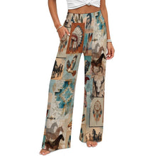 Load image into Gallery viewer, Baha Ranch Bohemian Dreams High Waisted Wide Leg Pants Inclusive Sizing