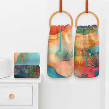Load image into Gallery viewer, Desert Dreaming Set of 4 Kitchen Dish Towels Made in America