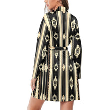 Load image into Gallery viewer, Colores de Mexico Santa Fe Aztec Satin Robe