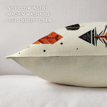 Load image into Gallery viewer, Aztec Feathers Pillow Case Made in America