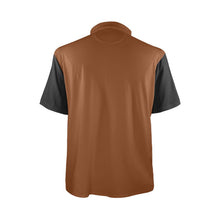 Load image into Gallery viewer, Baha Ranch Brown Aztec Cowboy Western Polo Shirt