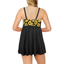 Load image into Gallery viewer, Sunflowers Swim Dress & Shorts Set