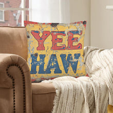 Load image into Gallery viewer, Baha Ranch YEEHAW Vintage Western Velvety Soft Pillow Case Made in America