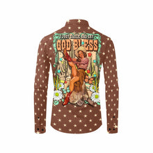Load image into Gallery viewer, Cowgirl Says God Bless Western Button Up Shirt