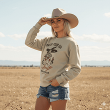 Load image into Gallery viewer, Check Your Ego Amigo Cowboy Graphic Sweatshirt