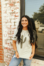 Load image into Gallery viewer, Christmas Cactus Graphic Tee