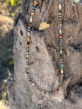 Load image into Gallery viewer, Cowboy Trail Heishi Beaded Choker