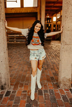 Load image into Gallery viewer, Cowboys and Coffee Cup Graphic Tee