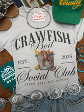 Load image into Gallery viewer, Crawfish Boil Social Club Graphic Tee