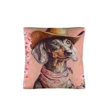 Load image into Gallery viewer, Danilo Painted Dachshund Pillow Case Made in America