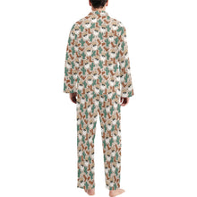 Load image into Gallery viewer, Cool Santa Christmas Men's Western Pajama Set