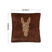 Load image into Gallery viewer, Baha Ranch Tooled Donkey Pillow Case Made in America