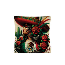 Load image into Gallery viewer, Colores De Mexico La Mexicana Pillow Case Made in America