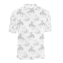 Load image into Gallery viewer, Shadow Bronc Men's Western Polo Shirt