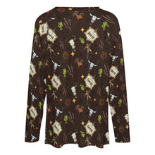 Load image into Gallery viewer, Baha Ranch Western Print Long Sleeve Tee