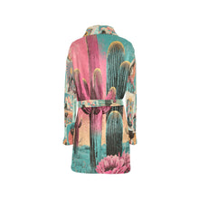 Load image into Gallery viewer, Baha Ranch Honky Tonk Kitsch Desert Vibes Minky Fleece Robe