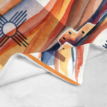 Load image into Gallery viewer, New Mexico Throw Ultra-Soft Micro Fleece Blanket 60" x 80" Made in America