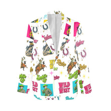 Load image into Gallery viewer, Baha Ranch The Last Roundup Western Rodeo Blazer in White