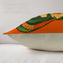 Load image into Gallery viewer, Retro Floral Butterfly Pillow Case Made in America