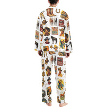 Load image into Gallery viewer, Vintage Cowboy Collage Western Pajamas