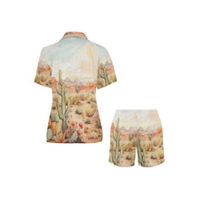 Load image into Gallery viewer, Watercolor Desert Women's Western Pajama Set