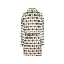 Load image into Gallery viewer, White Aztec Women's Western Bath Robe