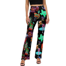 Load image into Gallery viewer, Neon Vegas Flare Pants